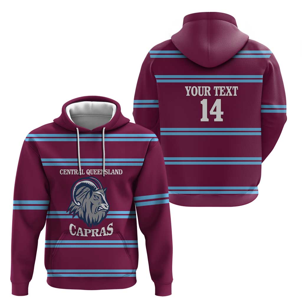 Central Queensland Rugby Custom Hoodie Go Capras Sporty Style - Aussie Hoodie