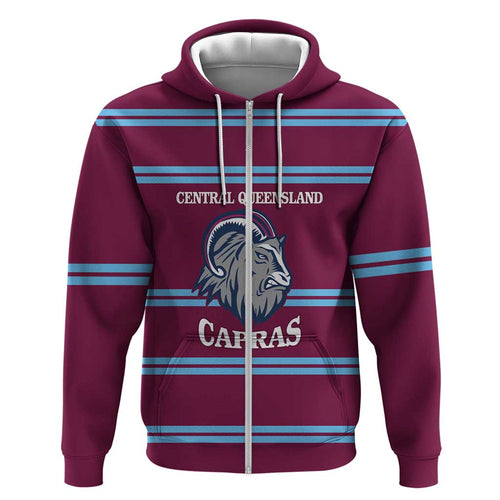 Central Queensland Rugby Custom Hoodie Go Capras Sporty Style - Aussie Hoodie
