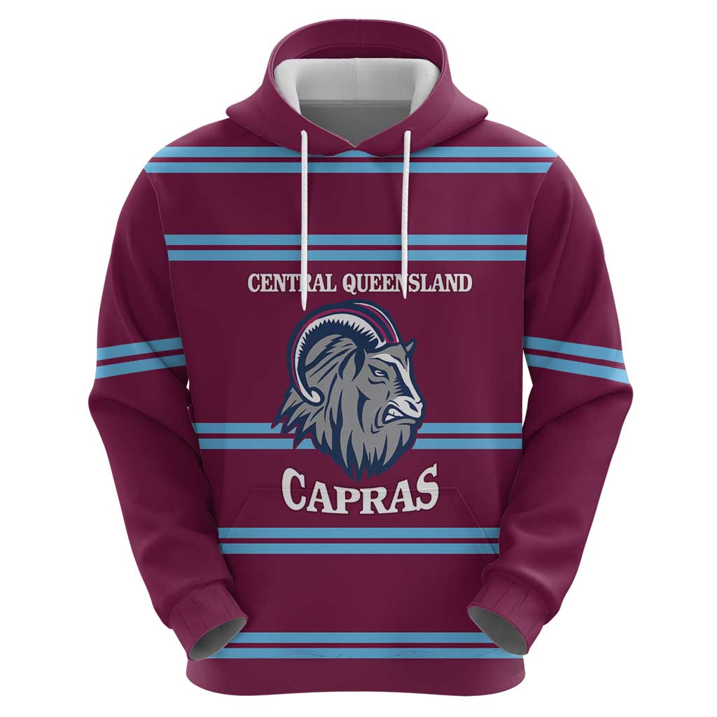 Central Queensland Rugby Custom Hoodie Go Capras Sporty Style - Aussie Hoodie