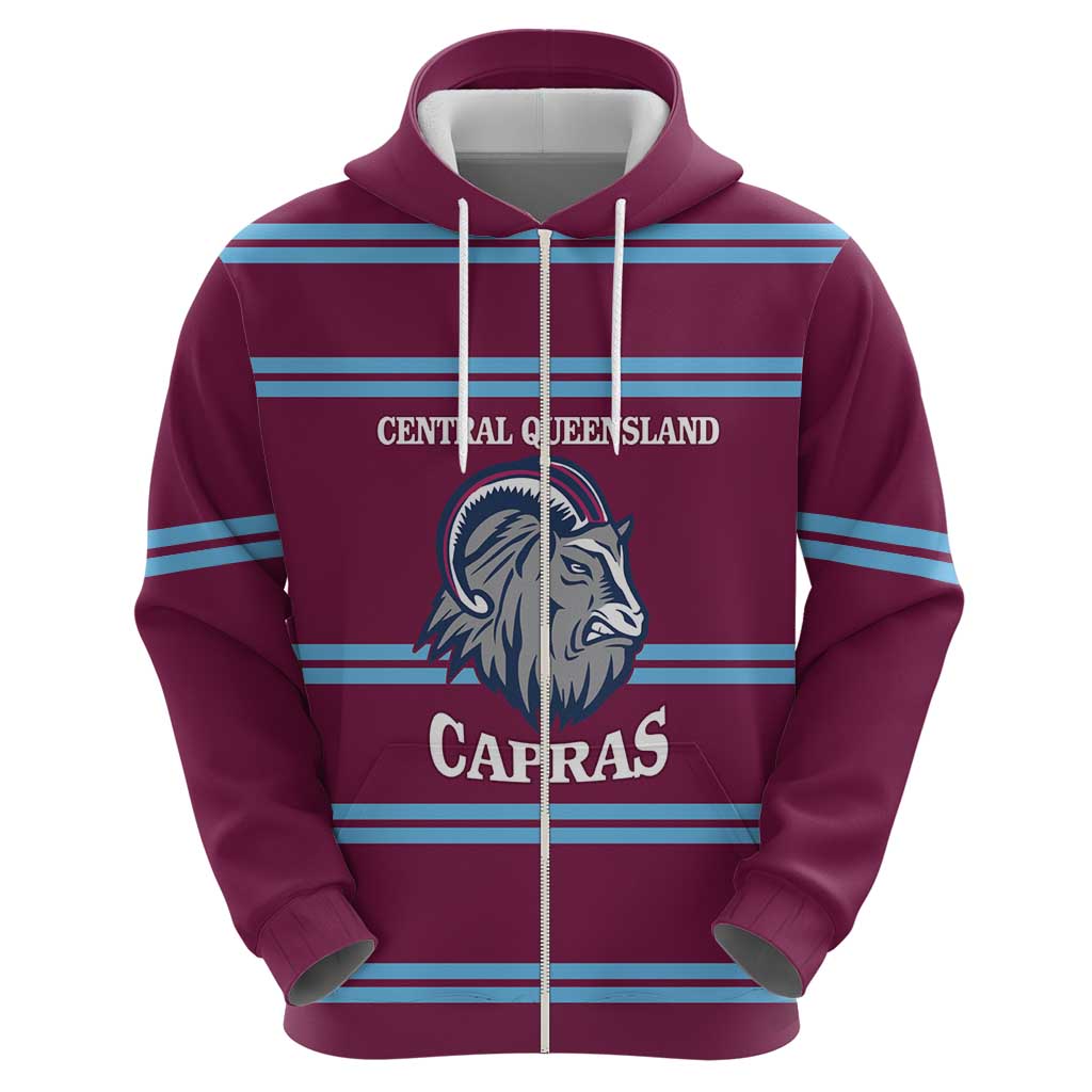 Central Queensland Rugby Custom Hoodie Go Capras Sporty Style - Aussie Hoodie