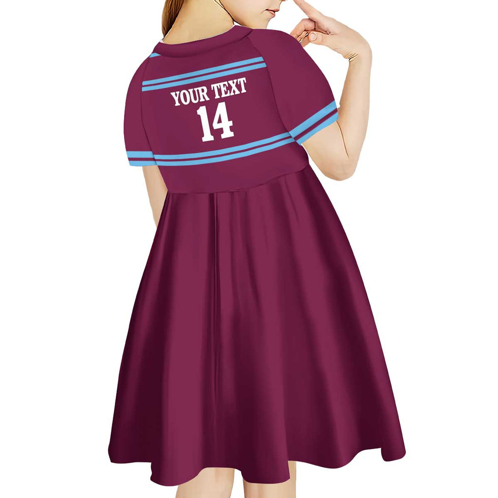 Central Queensland Rugby Custom Kid Short Sleeve Dress Go Capras Sporty Style - Aussie Hoodie