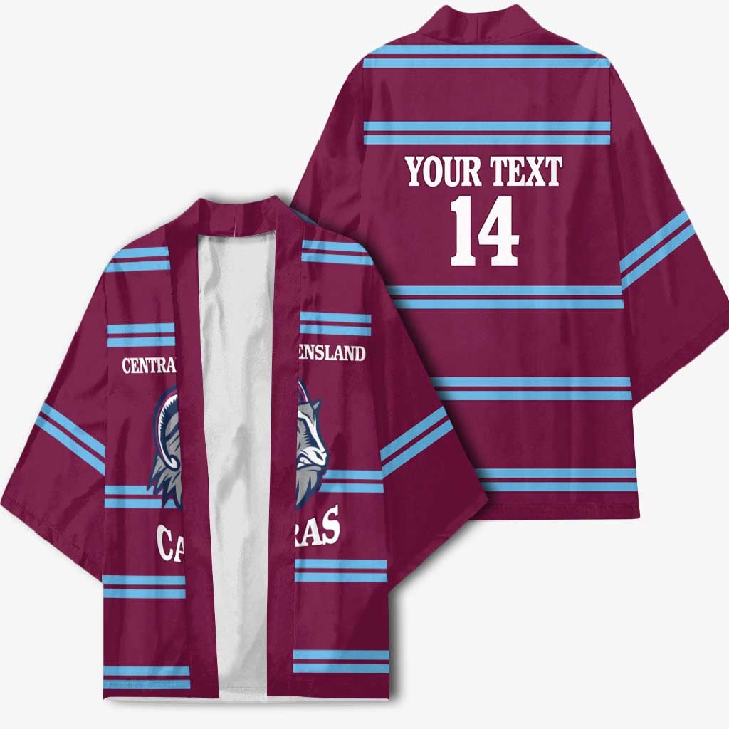 Central Queensland Rugby Custom Kimono Go Capras Sporty Style - Aussie Hoodie