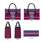 Central Queensland Rugby Custom Leather Bag Go Capras Sporty Style - Aussie Hoodie