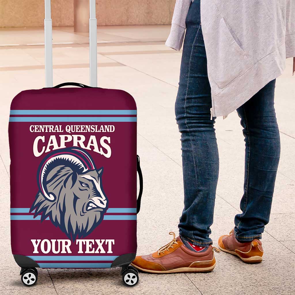 Central Queensland Rugby Custom Luggage Cover Go Capras Sporty Style - Aussie Hoodie