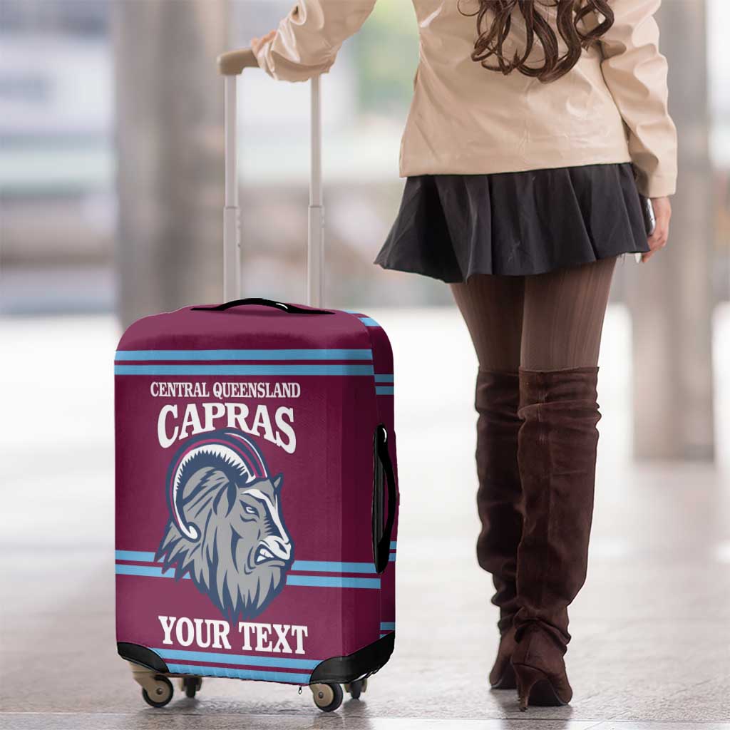 Central Queensland Rugby Custom Luggage Cover Go Capras Sporty Style - Aussie Hoodie