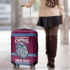 Central Queensland Rugby Custom Luggage Cover Go Capras Sporty Style - Aussie Hoodie