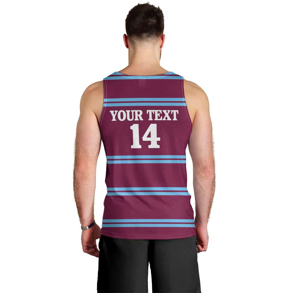 Central Queensland Rugby Custom Men Tank Top Go Capras Sporty Style - Aussie Hoodie