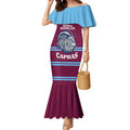 Central Queensland Rugby Custom Mermaid Dress Go Capras Sporty Style - Aussie Hoodie