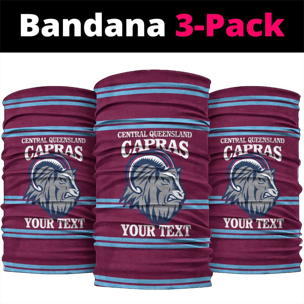 Central Queensland Rugby Custom Neck Gaiter Go Capras Sporty Style - Aussie Hoodie