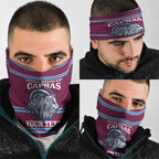Central Queensland Rugby Custom Neck Gaiter Go Capras Sporty Style - Aussie Hoodie