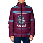 Central Queensland Rugby Custom Padded Jacket Go Capras Sporty Style - Aussie Hoodie
