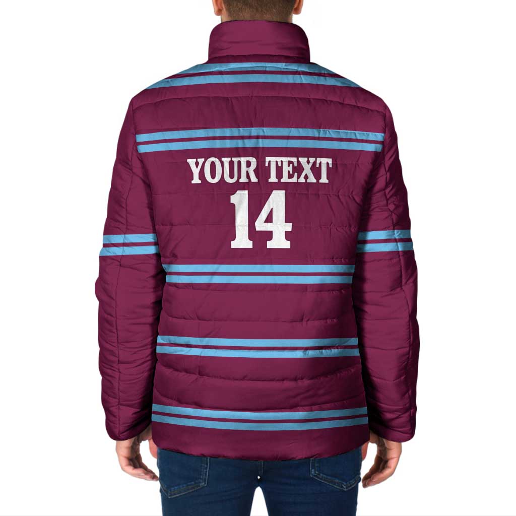 Central Queensland Rugby Custom Padded Jacket Go Capras Sporty Style - Aussie Hoodie