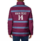 Central Queensland Rugby Custom Padded Jacket Go Capras Sporty Style - Aussie Hoodie