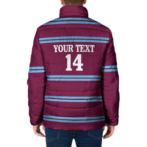 Central Queensland Rugby Custom Padded Jacket Go Capras Sporty Style - Aussie Hoodie