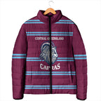 Central Queensland Rugby Custom Padded Jacket Go Capras Sporty Style - Aussie Hoodie