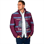 Central Queensland Rugby Custom Padded Jacket Go Capras Sporty Style - Aussie Hoodie