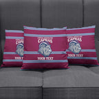 Central Queensland Rugby Custom Pillow Cover Go Capras Sporty Style - Aussie Hoodie