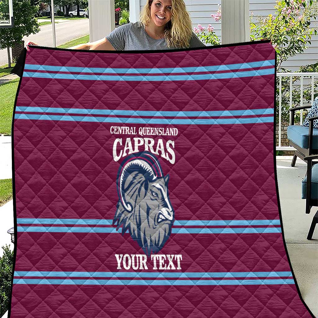 Central Queensland Rugby Custom Quilt Go Capras Sporty Style - Aussie Hoodie