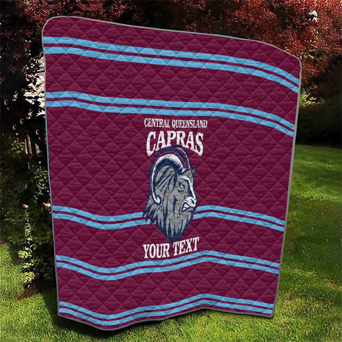 Central Queensland Rugby Custom Quilt Go Capras Sporty Style - Aussie Hoodie