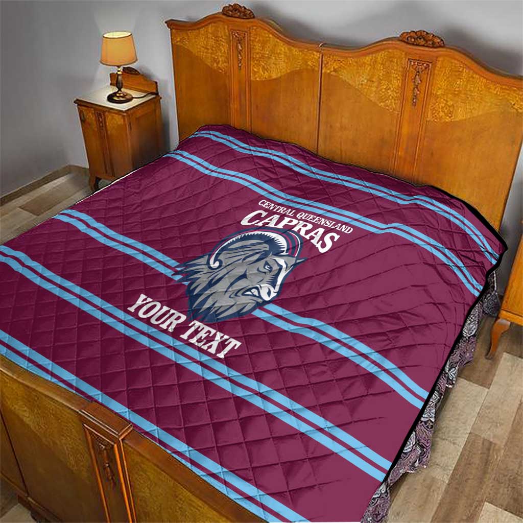 Central Queensland Rugby Custom Quilt Go Capras Sporty Style - Aussie Hoodie