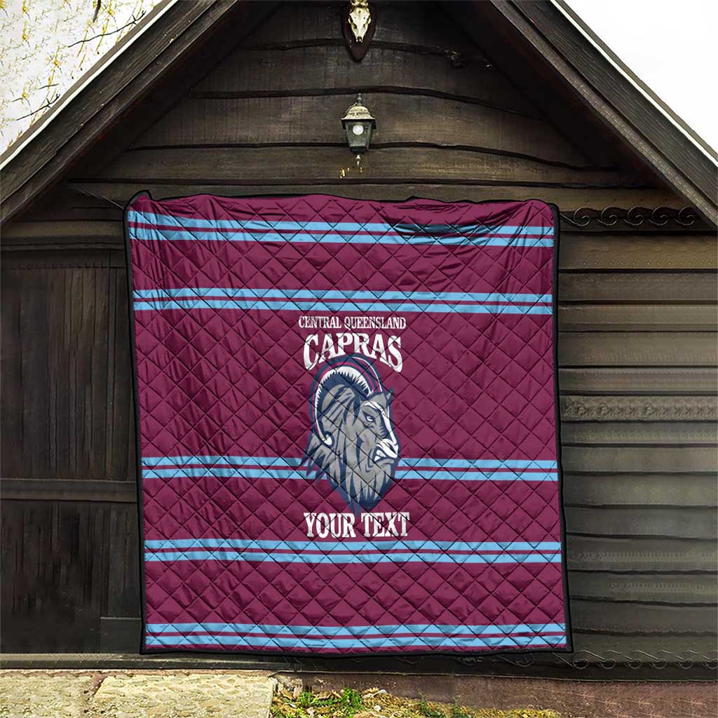 Central Queensland Rugby Custom Quilt Go Capras Sporty Style - Aussie Hoodie