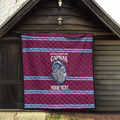 Central Queensland Rugby Custom Quilt Go Capras Sporty Style - Aussie Hoodie