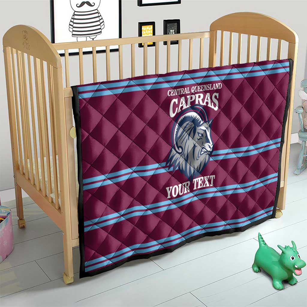 Central Queensland Rugby Custom Quilt Go Capras Sporty Style - Aussie Hoodie