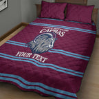 Central Queensland Rugby Custom Quilt Bed Set Go Capras Sporty Style - Aussie Hoodie