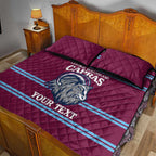 Central Queensland Rugby Custom Quilt Bed Set Go Capras Sporty Style - Aussie Hoodie