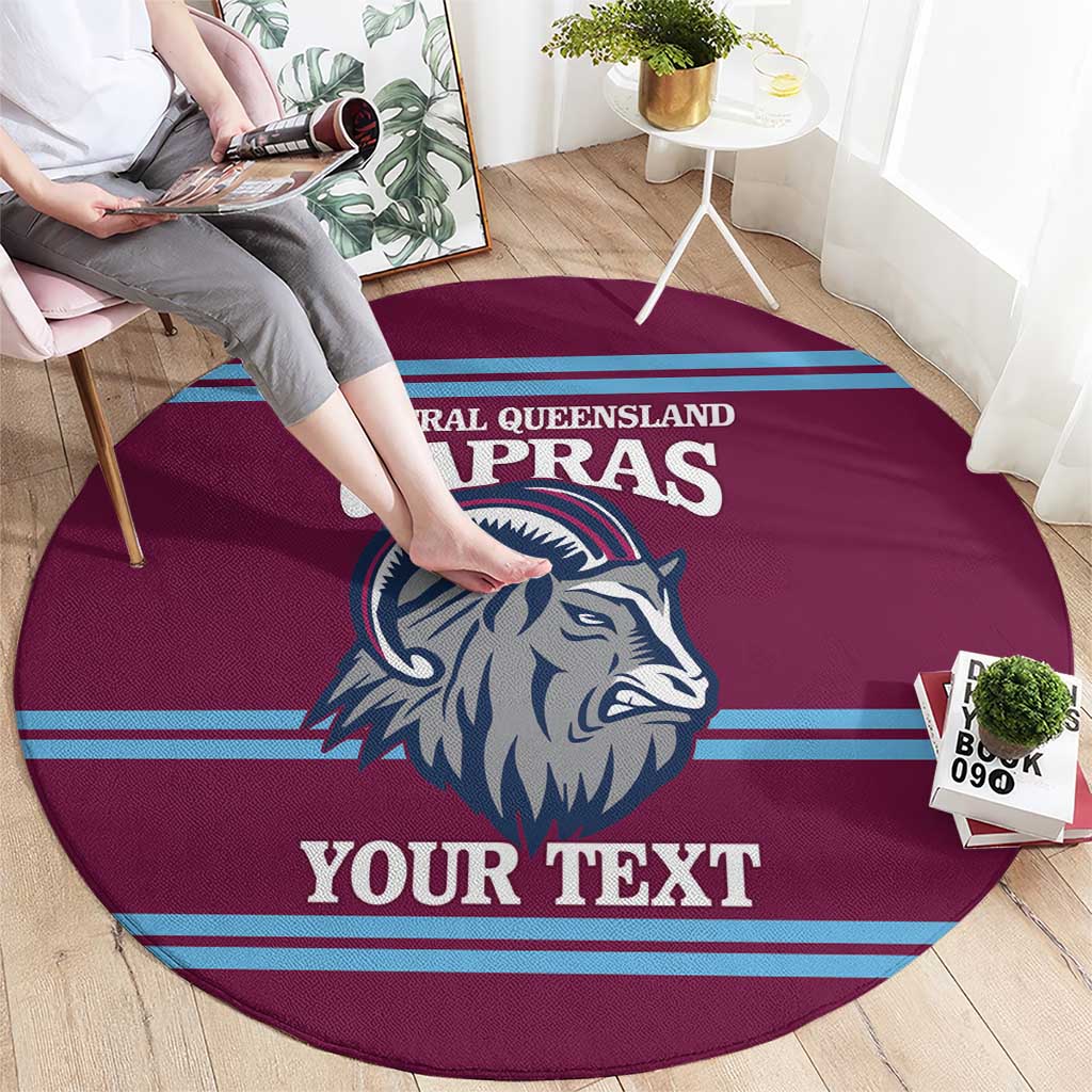 Central Queensland Rugby Custom Round Carpet Go Capras Sporty Style - Aussie Hoodie