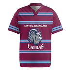 Central Queensland Rugby Custom Rugby Jersey Go Capras Sporty Style - Aussie Hoodie