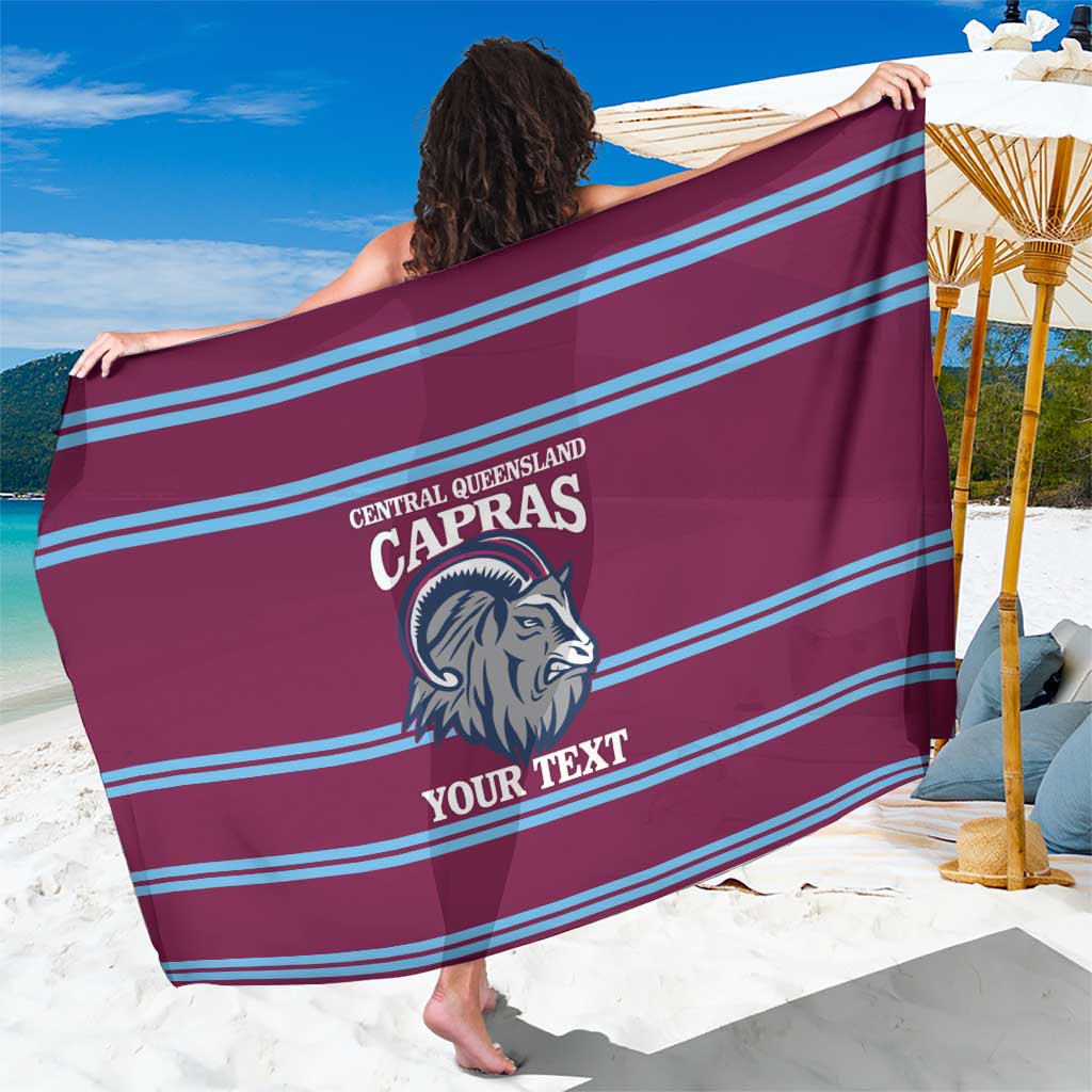 Central Queensland Rugby Custom Sarong Go Capras Sporty Style - Aussie Hoodie