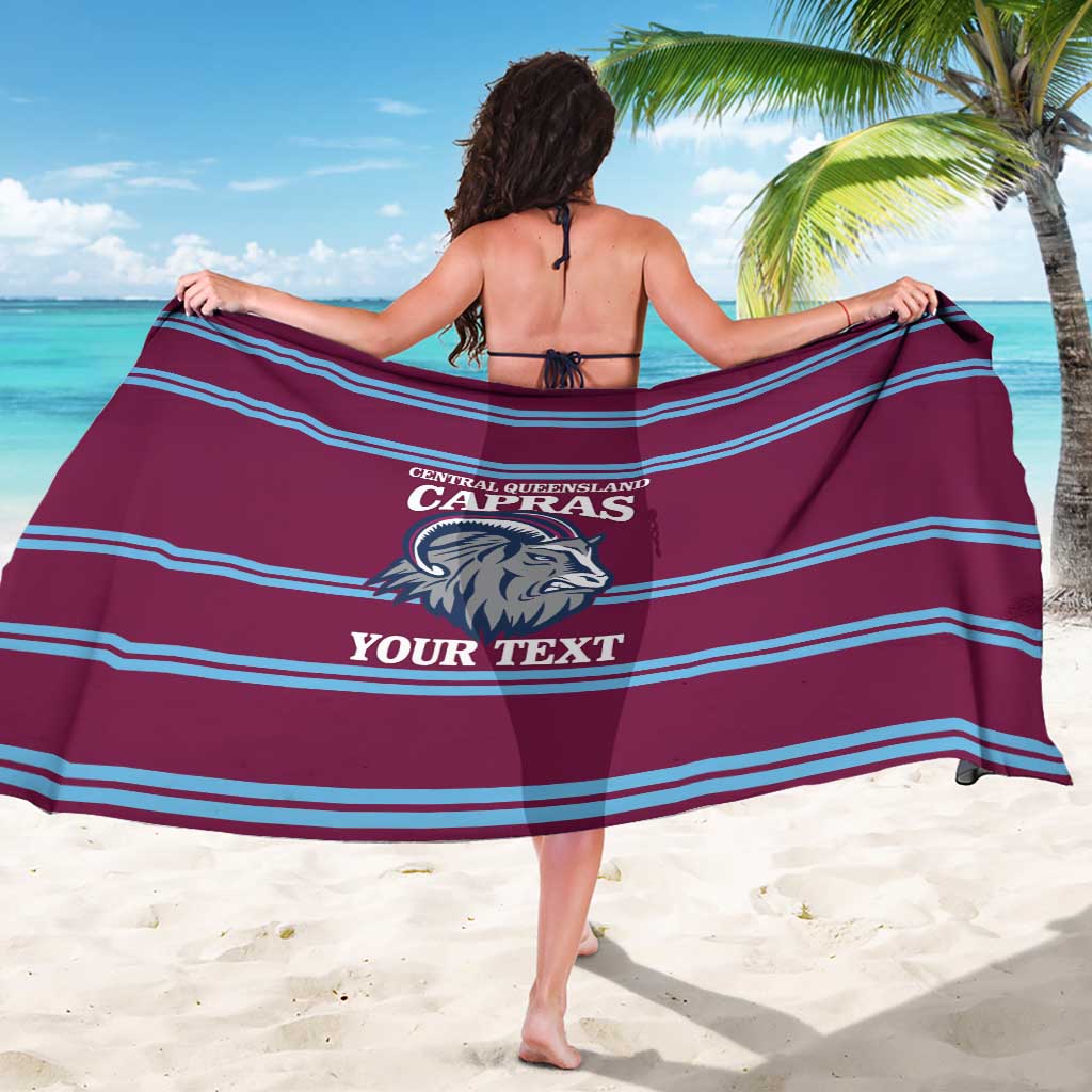 Central Queensland Rugby Custom Sarong Go Capras Sporty Style - Aussie Hoodie