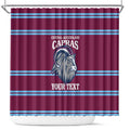 Central Queensland Rugby Custom Shower Curtain Go Capras Sporty Style - Aussie Hoodie