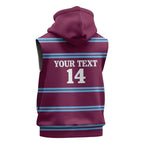 Central Queensland Rugby Custom Sleeveless Hoodie Go Capras Sporty Style - Aussie Hoodie