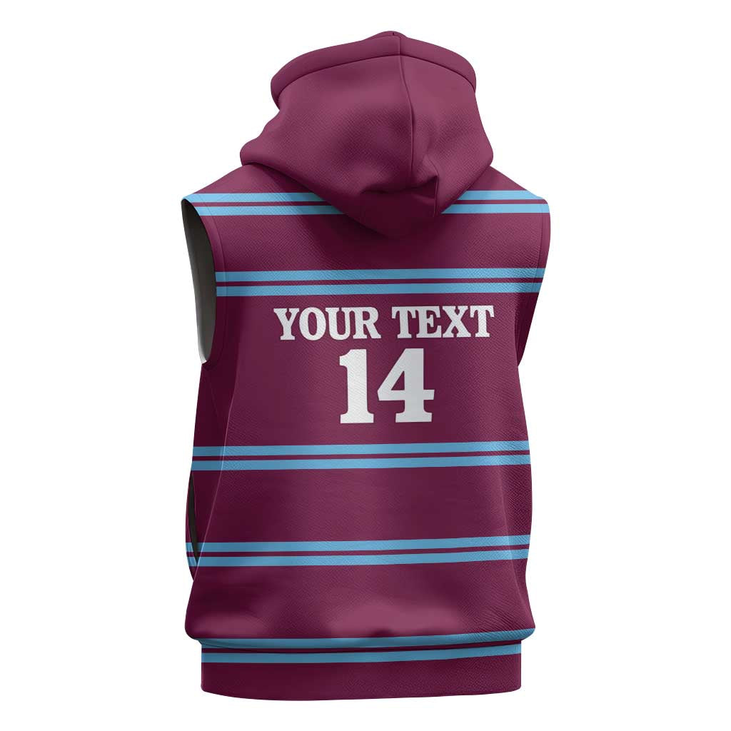 Central Queensland Rugby Custom Sleeveless Hoodie Go Capras Sporty Style - Aussie Hoodie