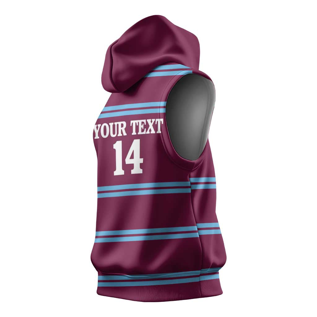 Central Queensland Rugby Custom Sleeveless Hoodie Go Capras Sporty Style - Aussie Hoodie