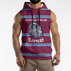 Central Queensland Rugby Custom Sleeveless Hoodie Go Capras Sporty Style - Aussie Hoodie