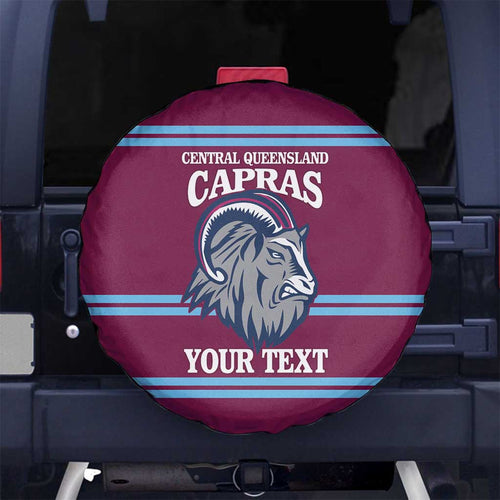 Central Queensland Rugby Custom Spare Tire Cover Go Capras Sporty Style - Aussie Hoodie