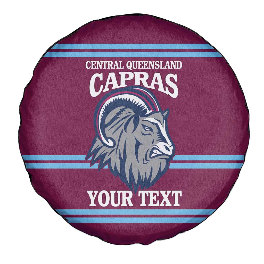 Central Queensland Rugby Custom Spare Tire Cover Go Capras Sporty Style - Aussie Hoodie