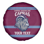 Central Queensland Rugby Custom Spare Tire Cover Go Capras Sporty Style - Aussie Hoodie