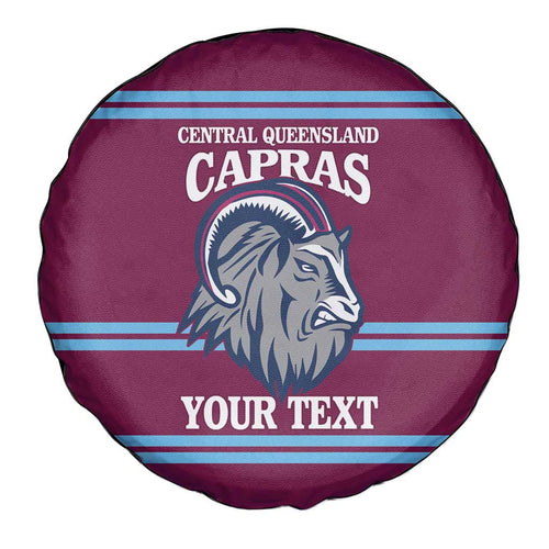 Central Queensland Rugby Custom Spare Tire Cover Go Capras Sporty Style - Aussie Hoodie