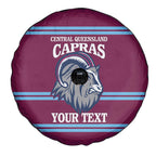 Central Queensland Rugby Custom Spare Tire Cover Go Capras Sporty Style - Aussie Hoodie