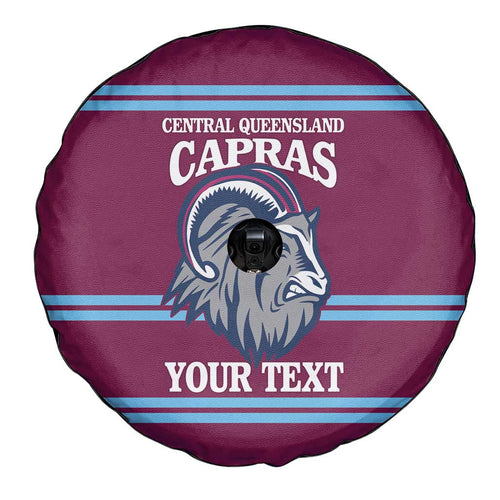 Central Queensland Rugby Custom Spare Tire Cover Go Capras Sporty Style - Aussie Hoodie