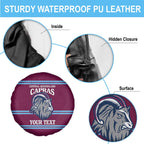 Central Queensland Rugby Custom Spare Tire Cover Go Capras Sporty Style - Aussie Hoodie