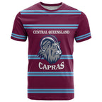 Central Queensland Rugby Custom T Shirt Go Capras Sporty Style - Aussie Hoodie