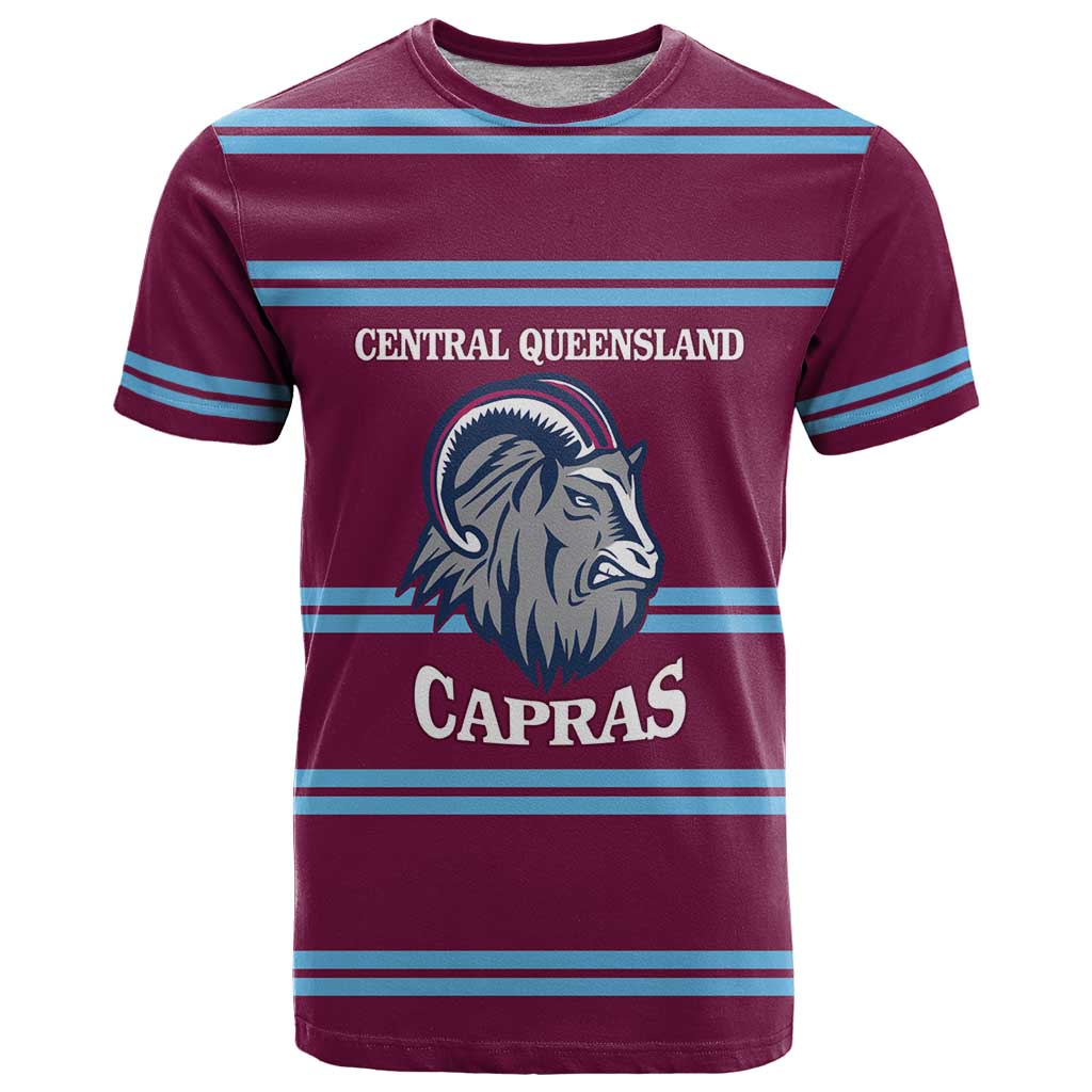Central Queensland Rugby Custom T Shirt Go Capras Sporty Style - Aussie Hoodie