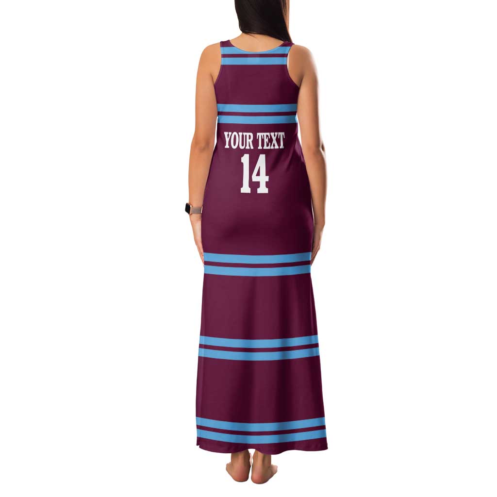 Central Queensland Rugby Custom Tank Maxi Dress Go Capras Sporty Style - Aussie Hoodie