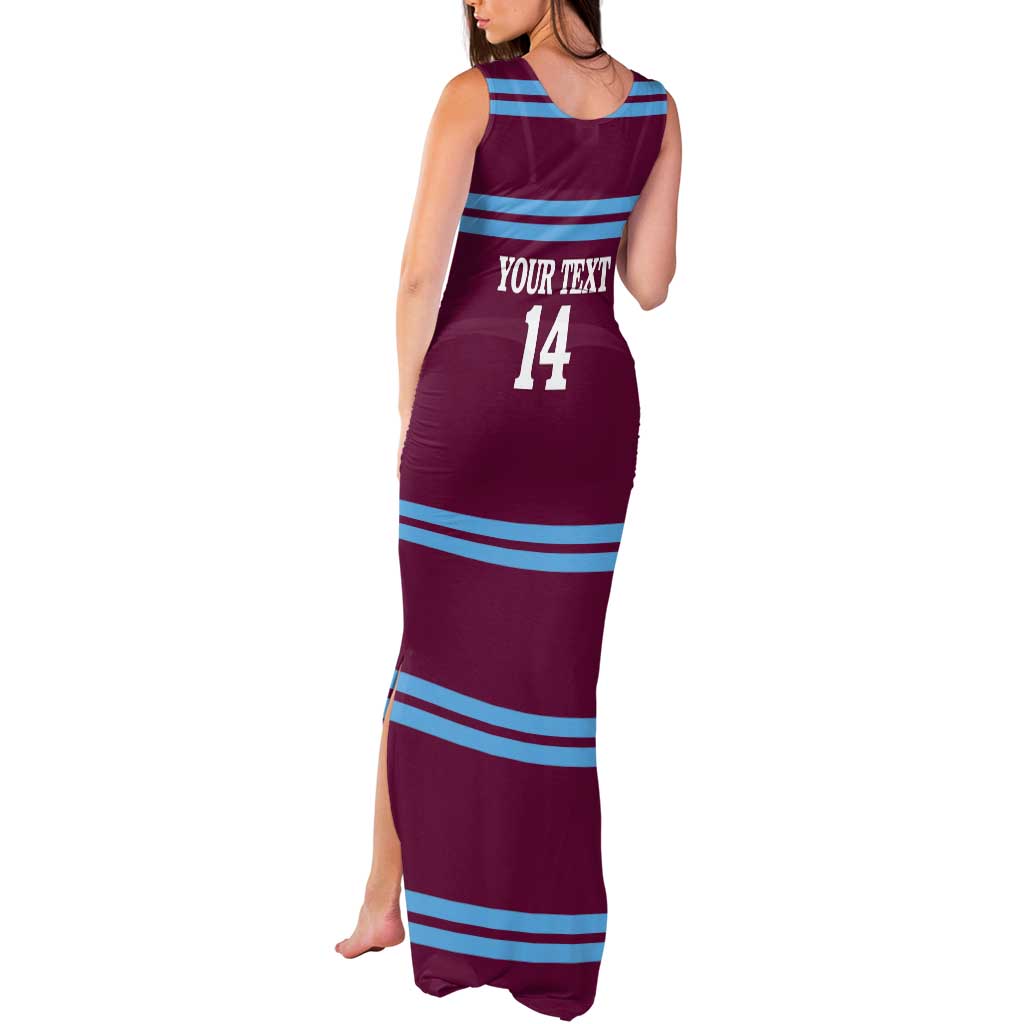 Central Queensland Rugby Custom Tank Maxi Dress Go Capras Sporty Style - Aussie Hoodie