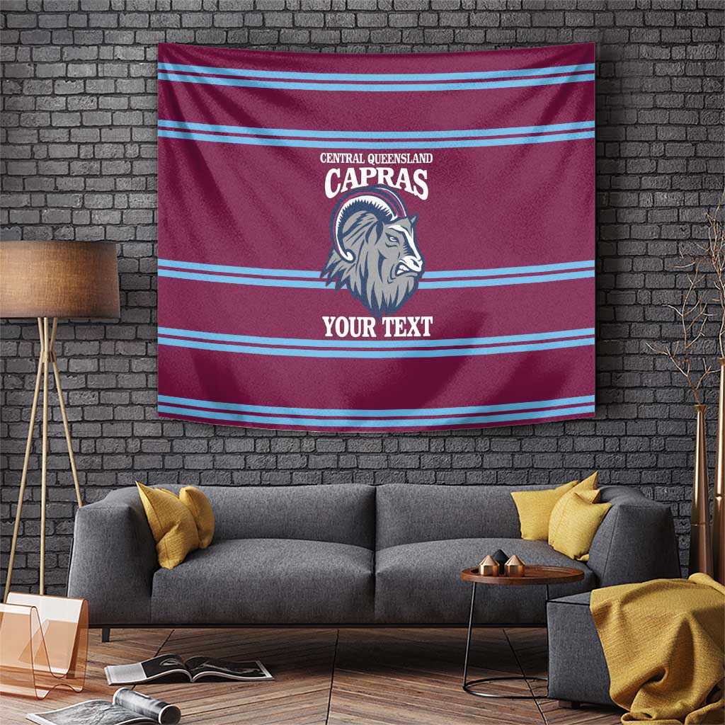 Central Queensland Rugby Custom Tapestry Go Capras Sporty Style - Aussie Hoodie